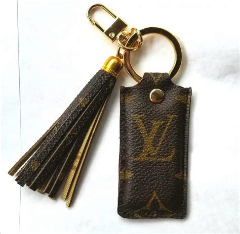 louis vuitton upcycled keychain|louis vuitton keychains on sale.